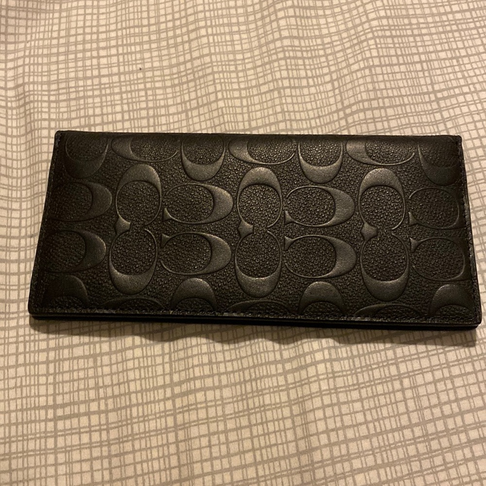 Coach embossed signature wallet